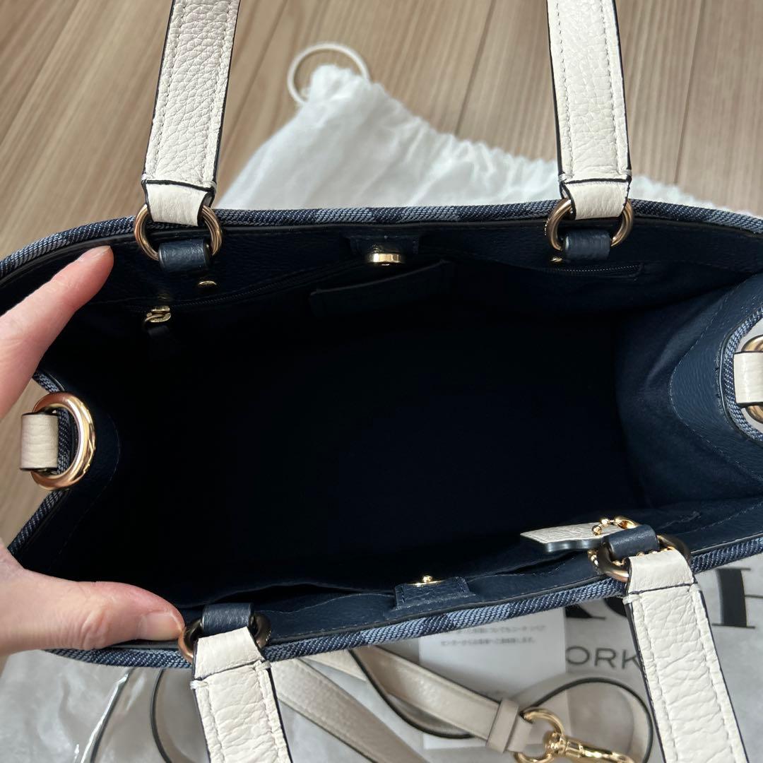 coach デンプシー　トートバッグ　ショルダーバッグ　デニム　新品未使用
