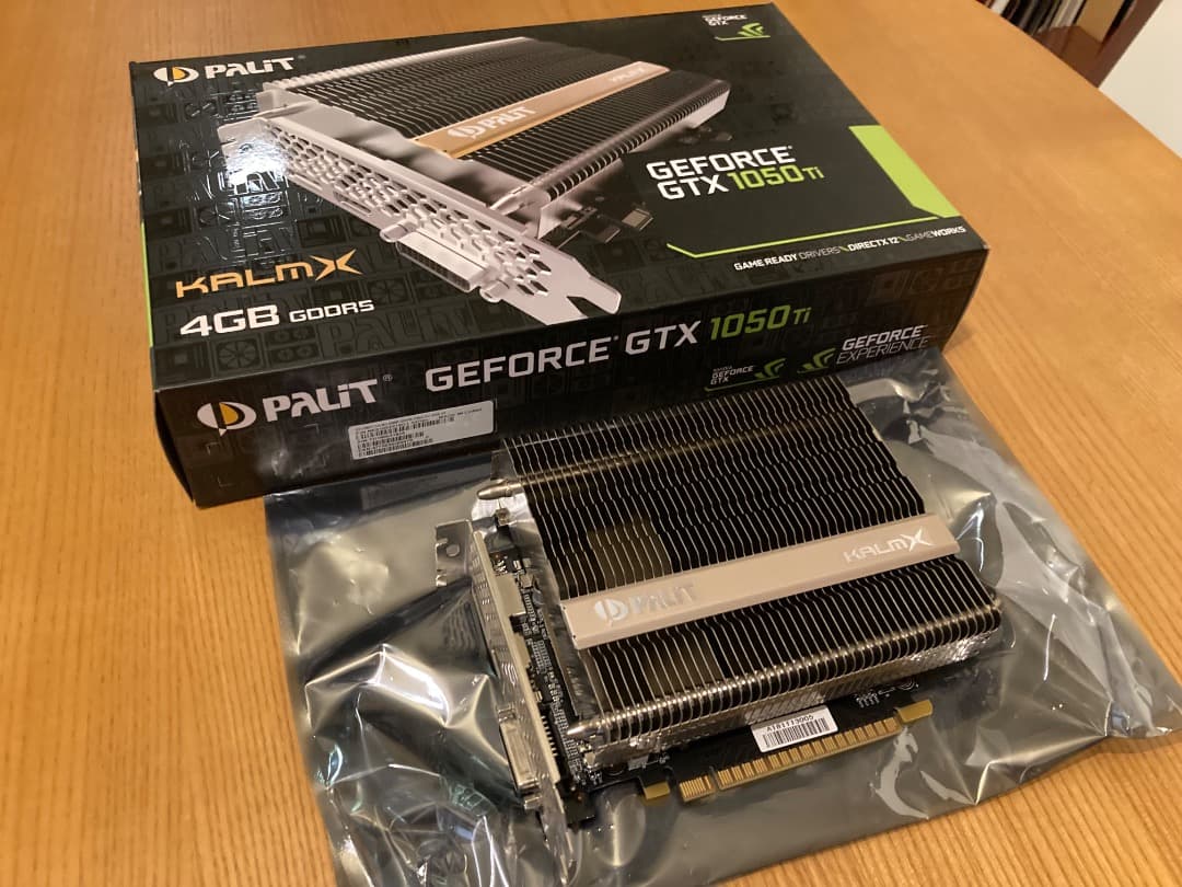 グラフィックボード・グラボ・ビデオカード PALIT Geforce GTX 1050 Ti KalmX 4GB
