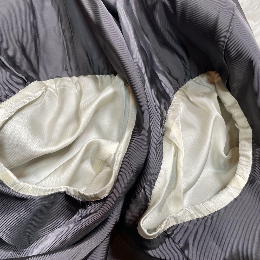 極美品　DAKS スーツ　セットアップ　3ピース　ベスト　グレー　XL