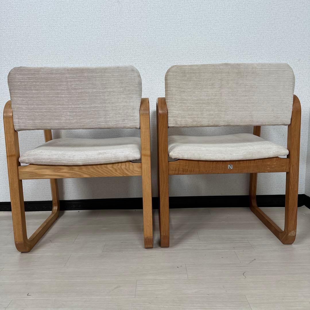 白川木工 shirakawa ダイニングチェア アームチェア 2脚セット i4※