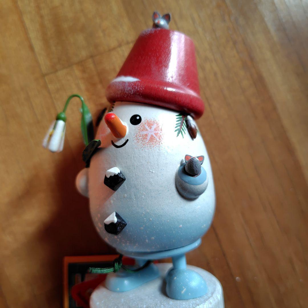新品ドイツ製 DUFTL SMOKY クリスマススモーキー　雪だるま　煙出し人形