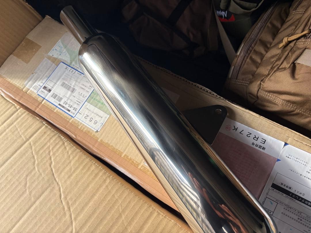 ドリル様_(極美品)大和ステンレス　キャプトンマフラー　CB400SS