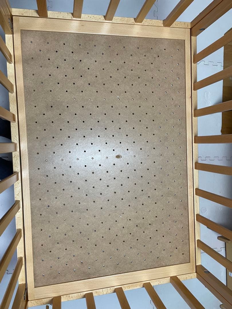 ヤマサキ　ツーオープン　布団60×90センチ用　ミニベビーベッド