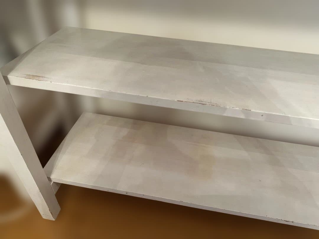 ホワイト木製コンソールテーブル