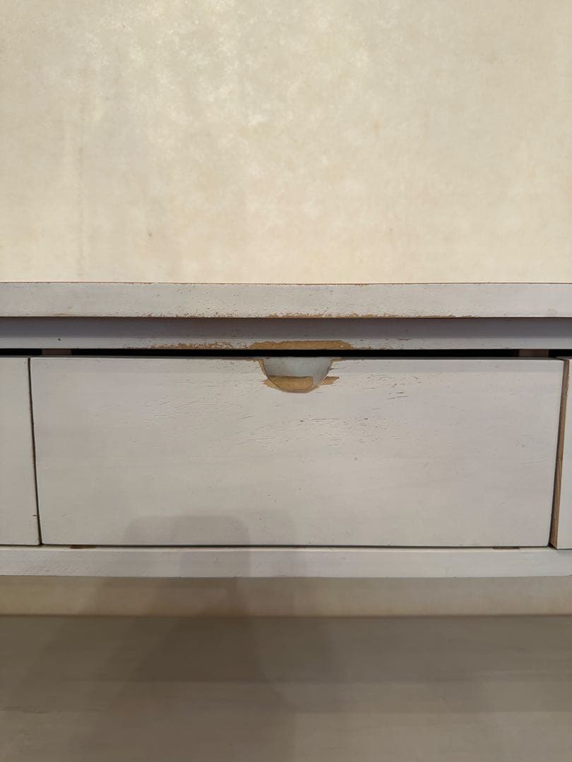 ホワイト木製コンソールテーブル