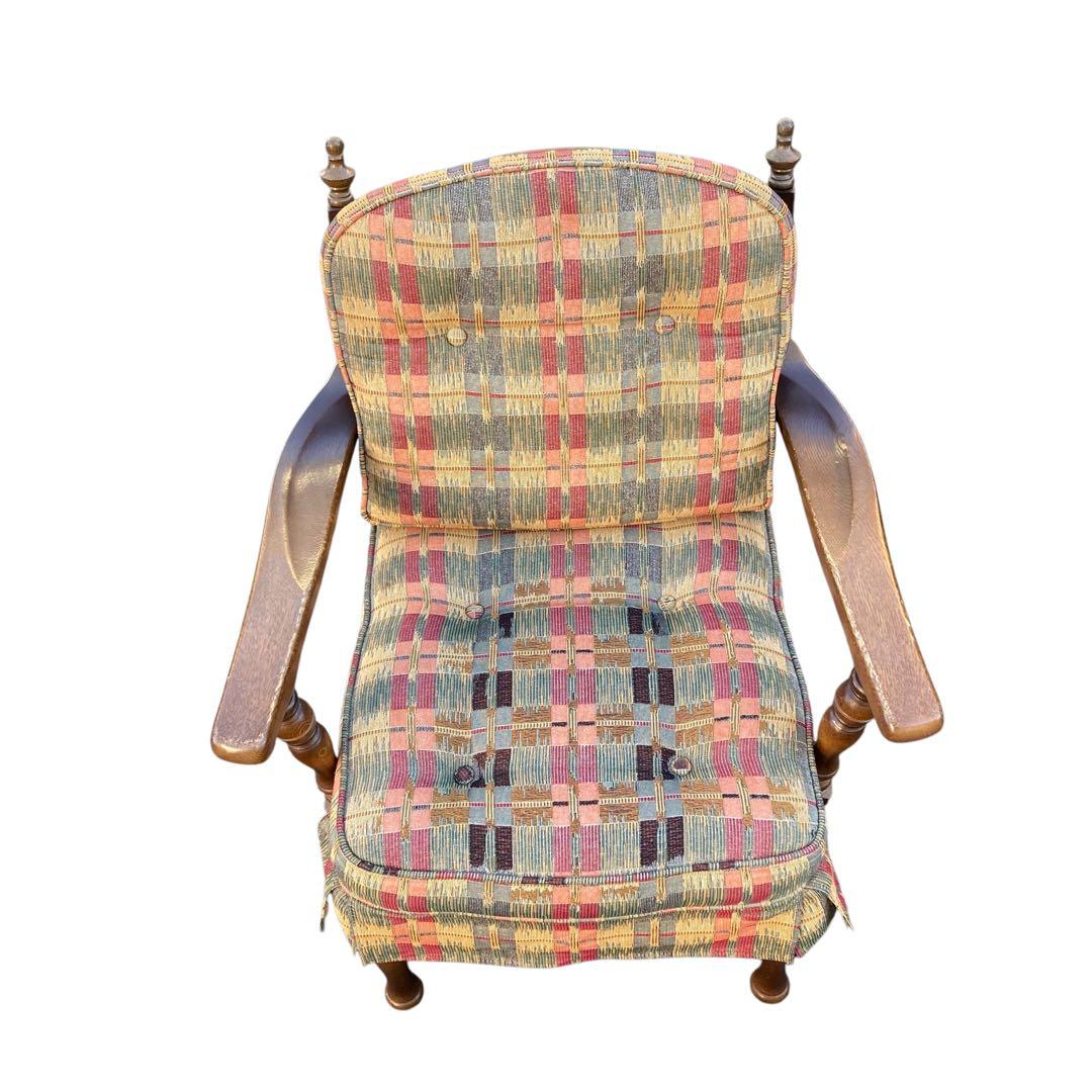 飛騨産業 キツツキ アンティーク シングルソファ　チェア　穂高　①