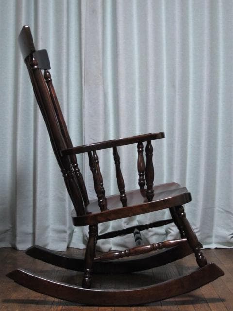 北海道民芸家具 樺 無垢材 HM663型 ロッキングチェア 定価242.000円