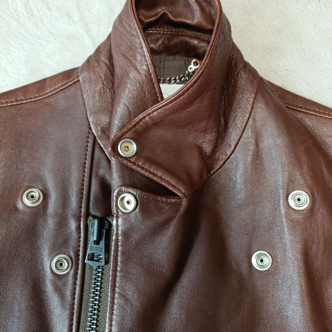 希少☆ ライダースジャケット レザージャケット 羊革 ユナイテッドアローズ