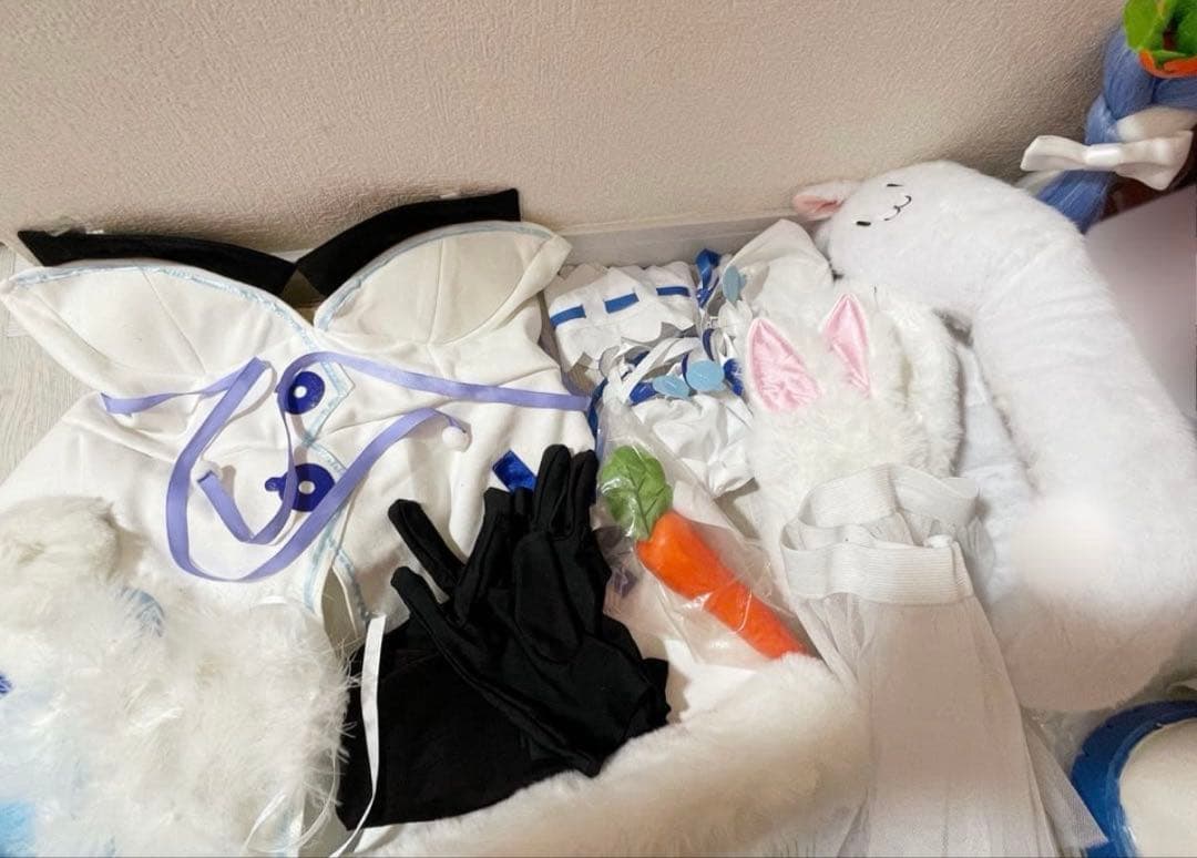 【ホロライブ】兎田ぺこら コスプレ ウィッグ 一式