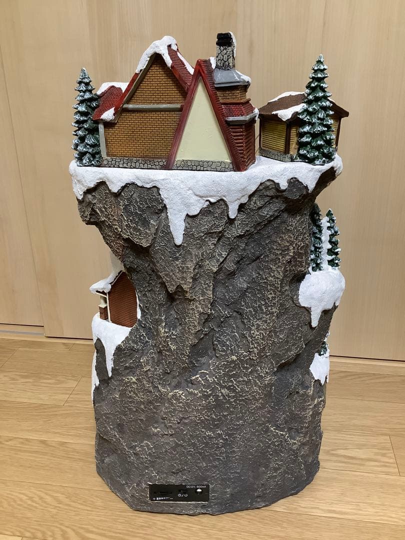 スキーマウンテン センターピース ライト＆ミュージック 回るトレイン コストコ品