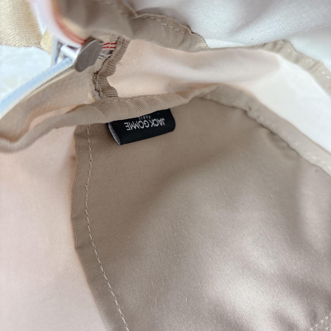 未使用級✨jackgommeジャックゴム斜めがけショルダー ピンクG×ベージュ