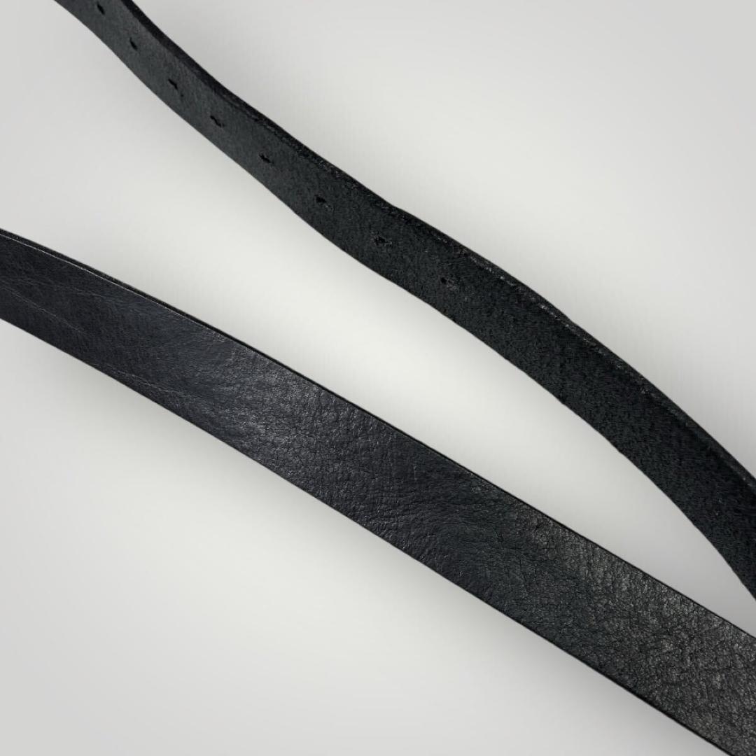 [人気] Hender Scheme レザー シュリンクショルダーベルト 黒