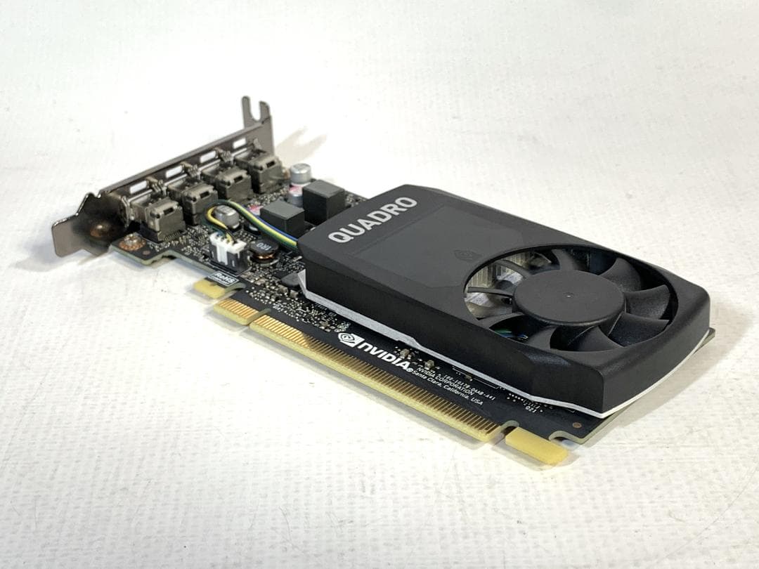 nVIDIA QUADRO P1000 4GB GDDR5 ロープロ 補電源不要