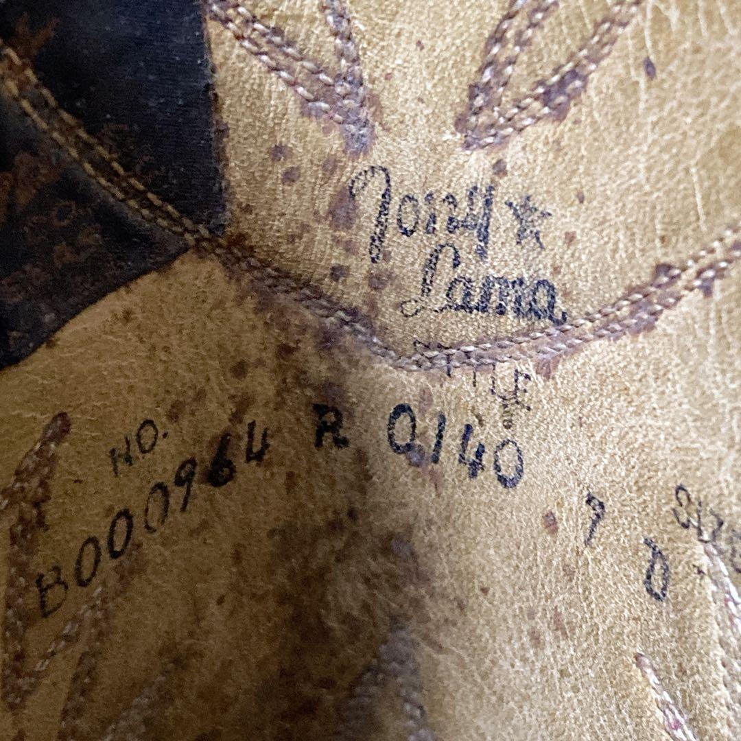 TONY LAMA トニーラマ ウエスタンブーツ 本革 25 ブラック 黒 7D