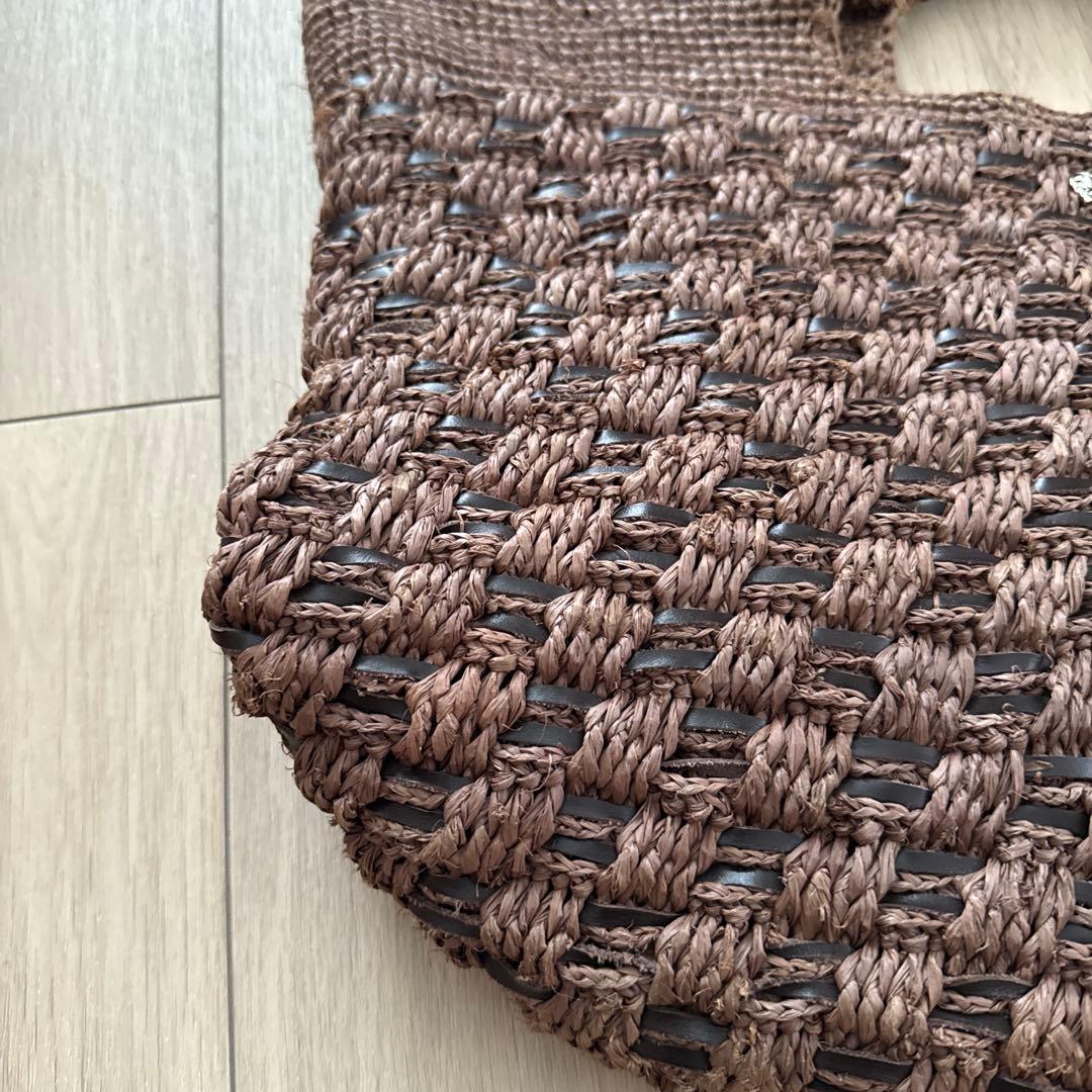 ヘレンカミンスキー　カゴバック　ブラウン