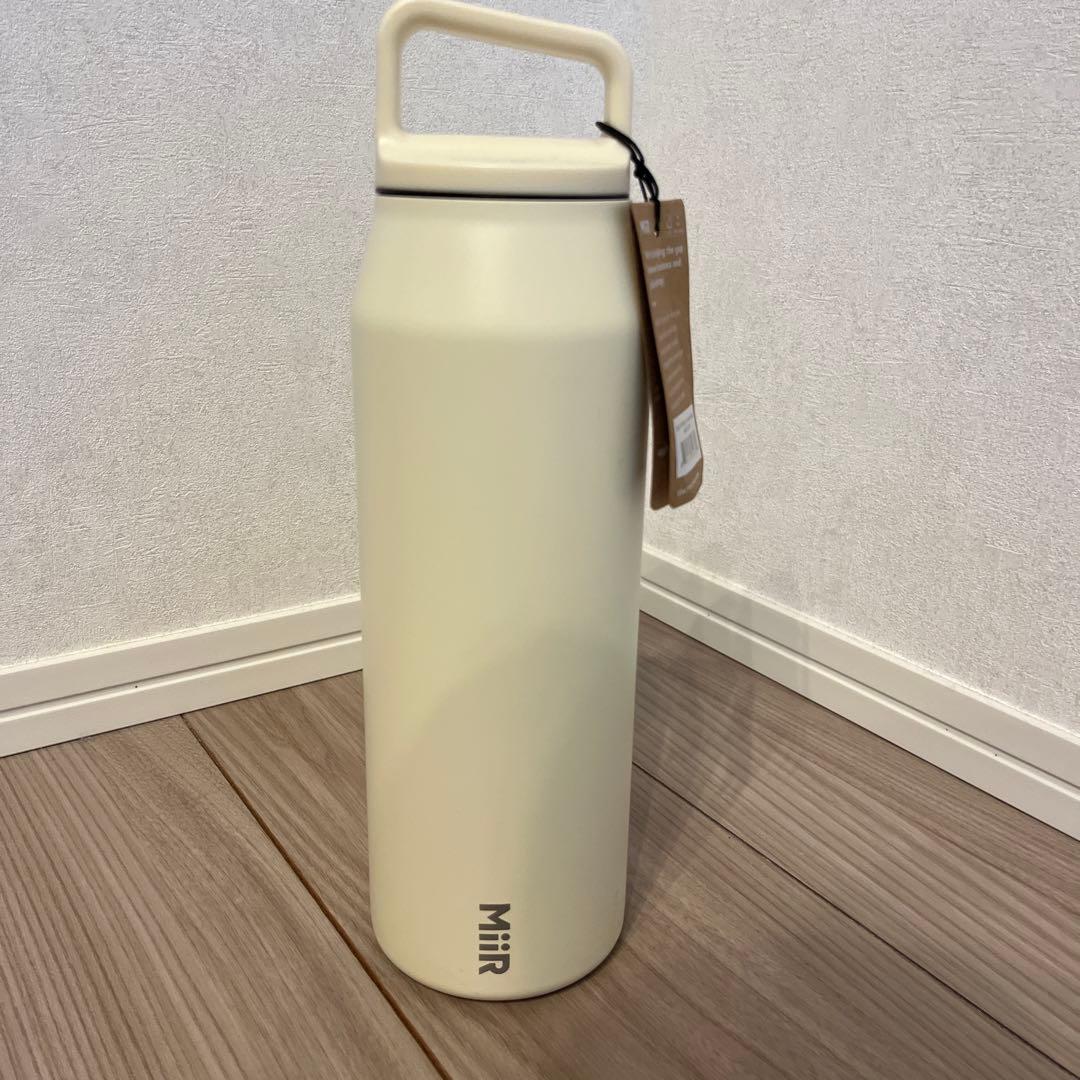 EREWHON MiiR ハンドル付き水筒 クリーム色