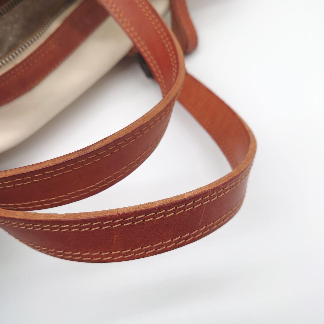 CAMPOMAGGI　カンポマッジ　キャンバス　レザーショルダー　バッグ　大容量