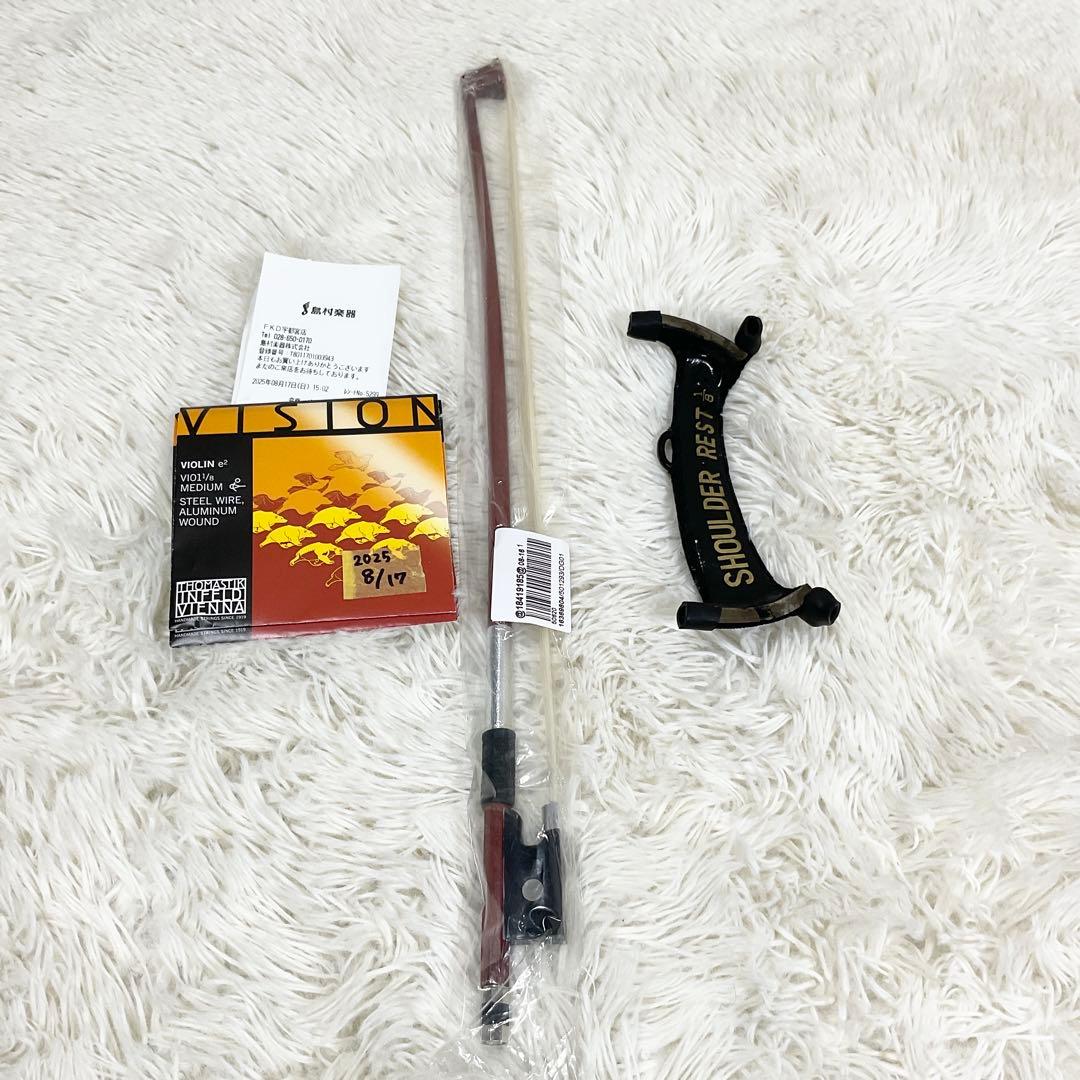 【弦・弓・顎あて新品】SUZUKIバイオリン No.220 1/8 1987