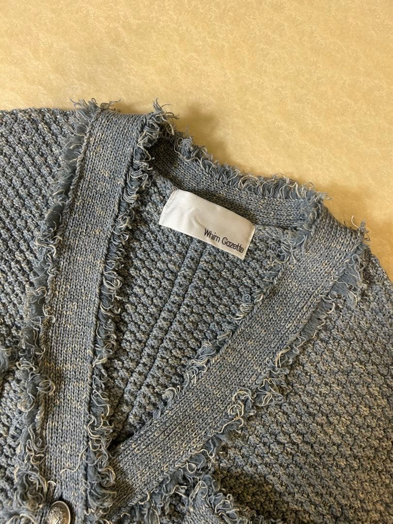 未使用★ TWEEDYニットジャケット