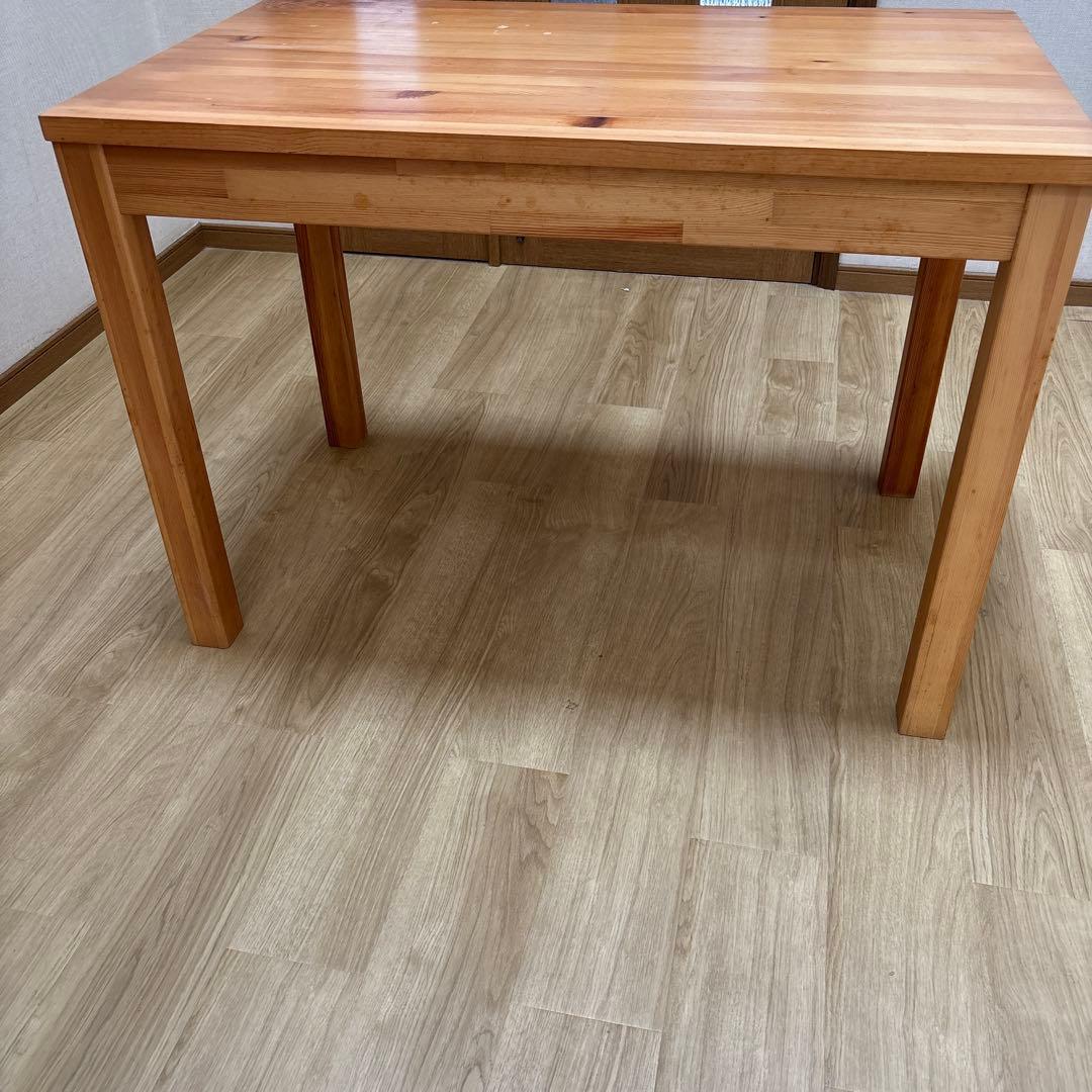 無印良品　パイン材　学習机　勉強机