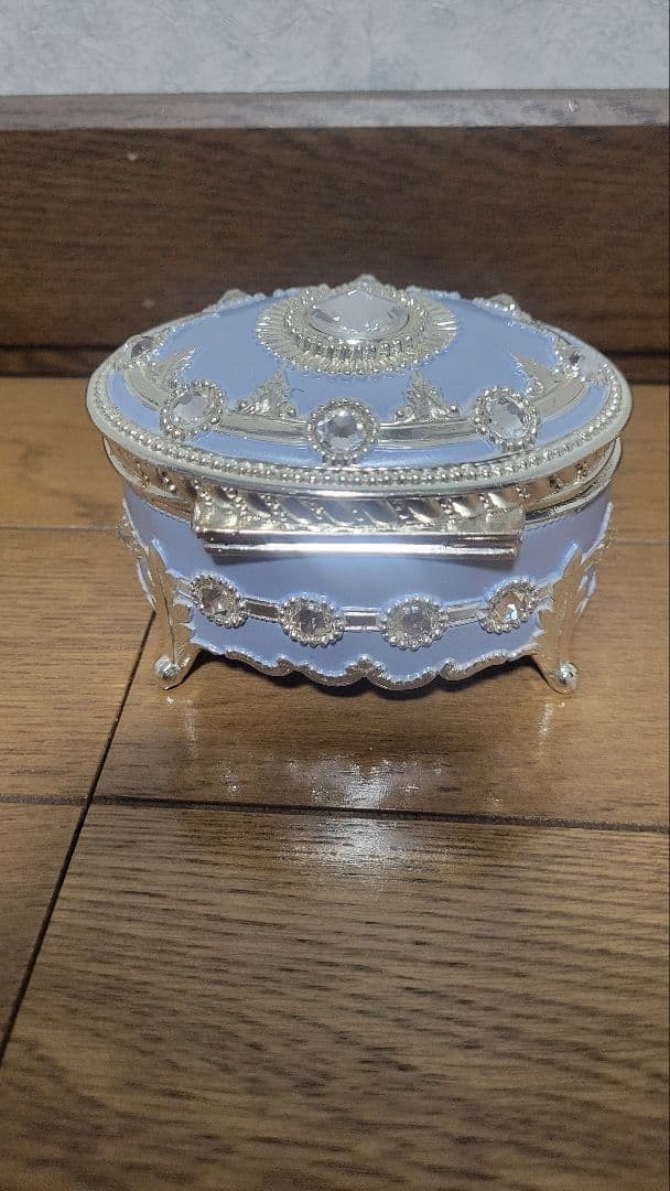 スワロフスキー　サンキョー アンチモニー　オルゴール　星に願いを