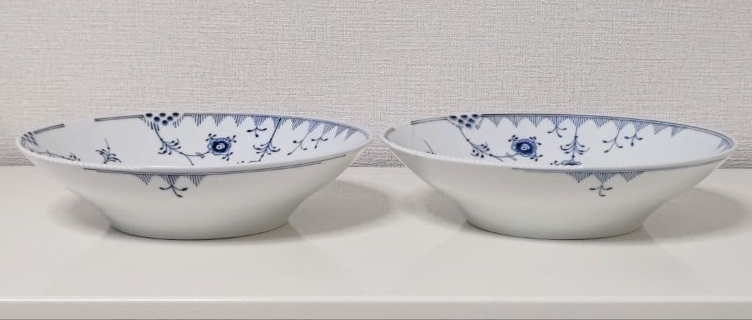 【美品】ロイヤルコペンハーゲン ブルーエレメンツ ディーププレート 25cm