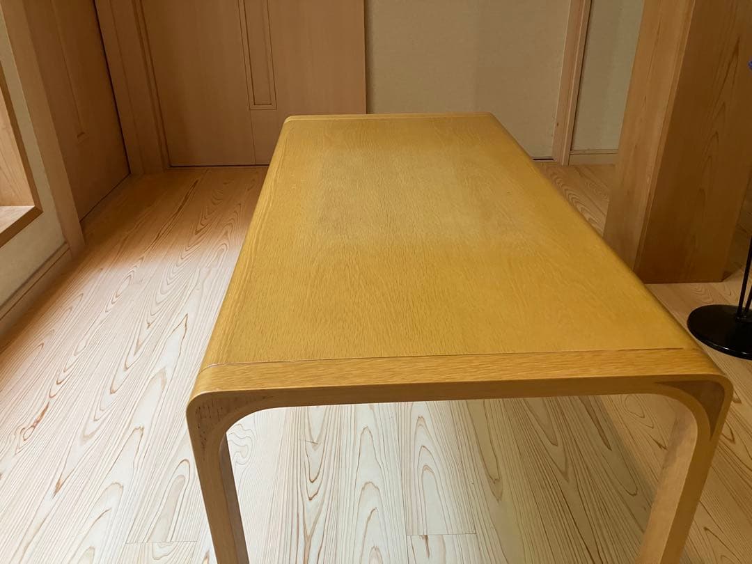 天童木工　国産ビンテージ　センターテーブル　オーク　アノニマス　デザイン