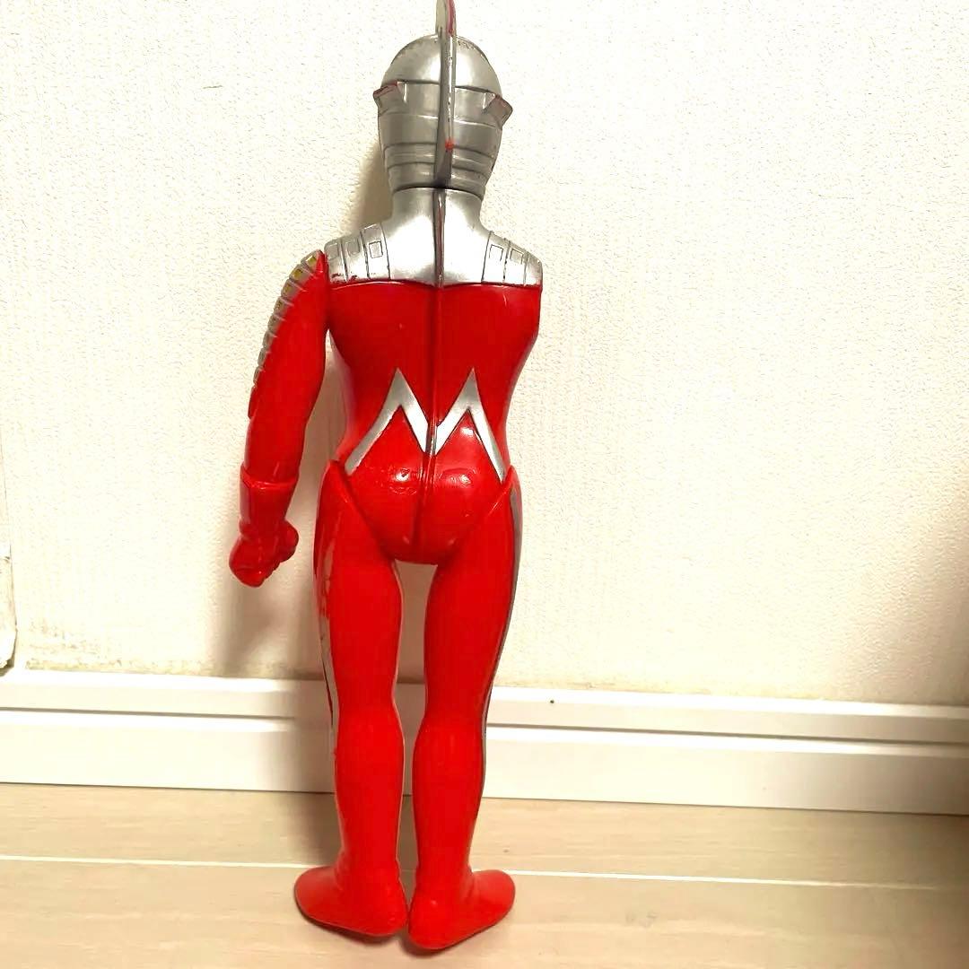 【昭和レトロ】ウルトラマン&セブン 30cmソフビ フィギュアセット 右腕欠品