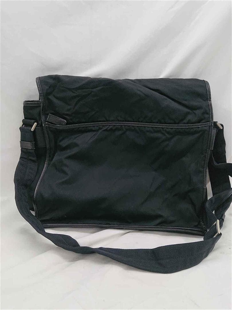 ◎プラダ PRADA メッセンジャーバッグ ナイロン ブラック系 メンズ
