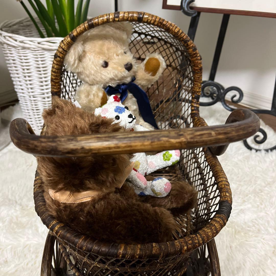 イギリスヴィンテージ 1940年 ドール乳母車 baby carriage 大