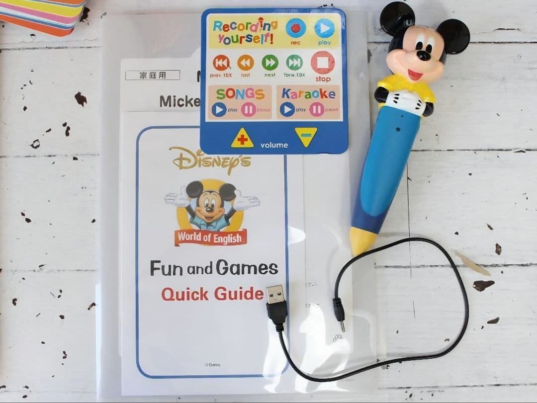 17年購入 DWE ディズニー英語システム ストレートプレイ マジックペン