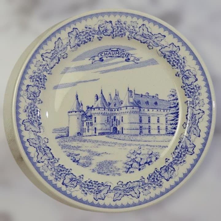 新品 ジアン シャトー・ドゥ・ラ・ロワール小皿 12.8cm６枚セット 送料込み