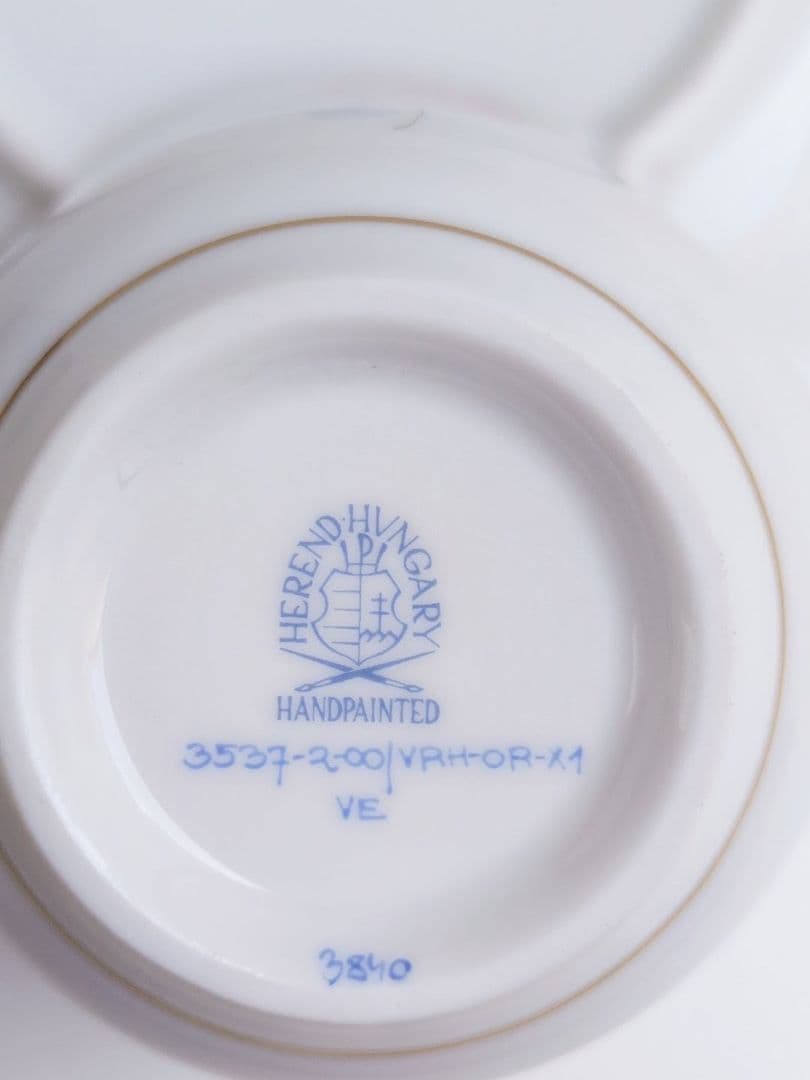 希少品✩ヘレンド　ウィーンの薔薇　ゴールド　トリオ