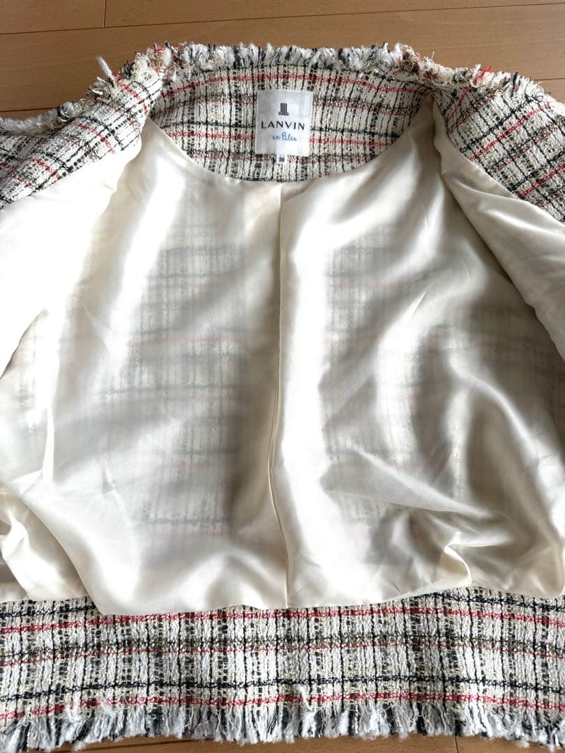 LANVIN en Bleu ランバンオンブルー　ツイードジャケット