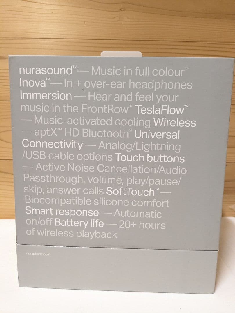 【未使用】Nura　Phone ニューラ　ヘッドホン ワイヤレス