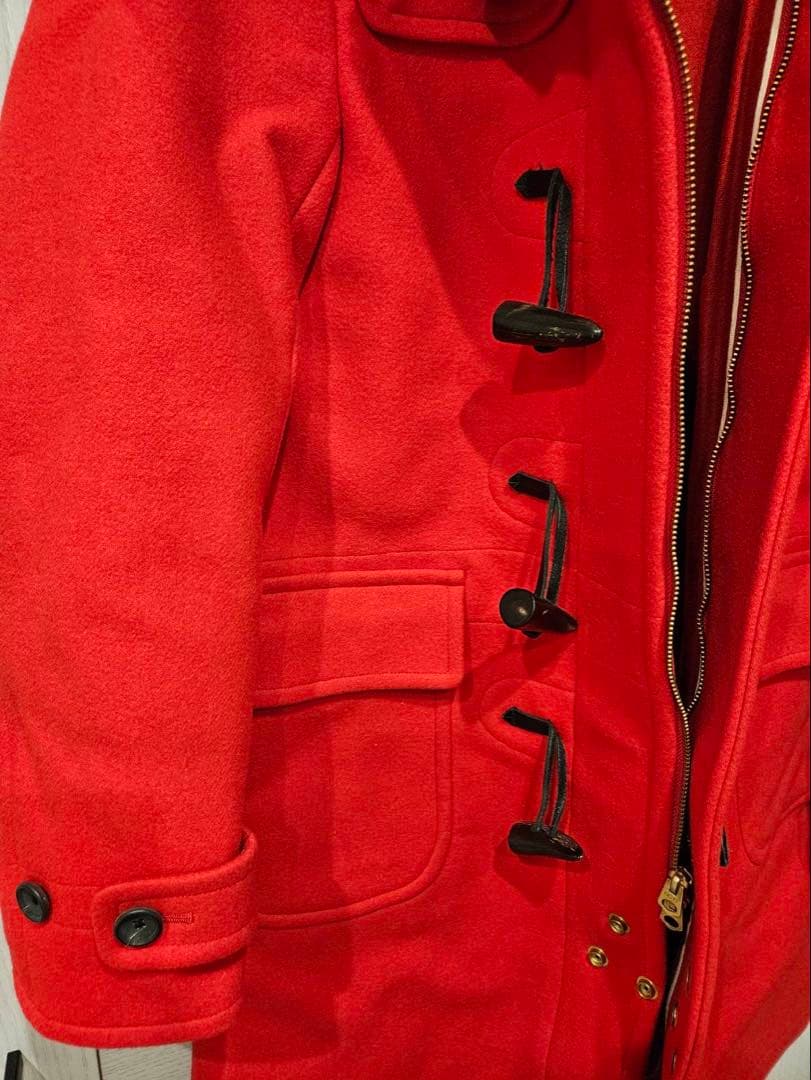 【38】Scye サイ　ダッフルコート　レッド(アローズ別注)