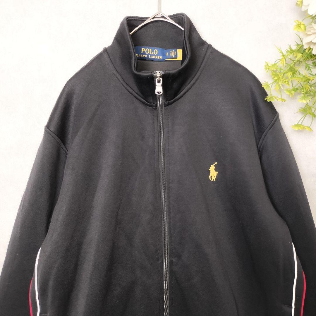 現行 ポロラルフローレン ジャージ トラックジャケット ポニー刺繍 ライン