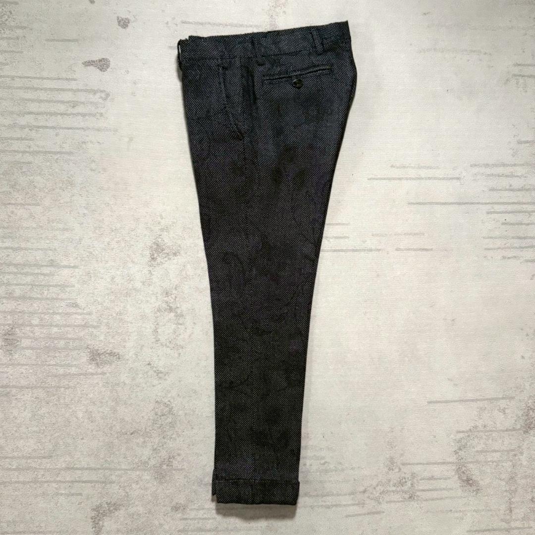 着用1回 ETRO 最高級スーツセットアップ 44 ハンガー ハンカチーフ付