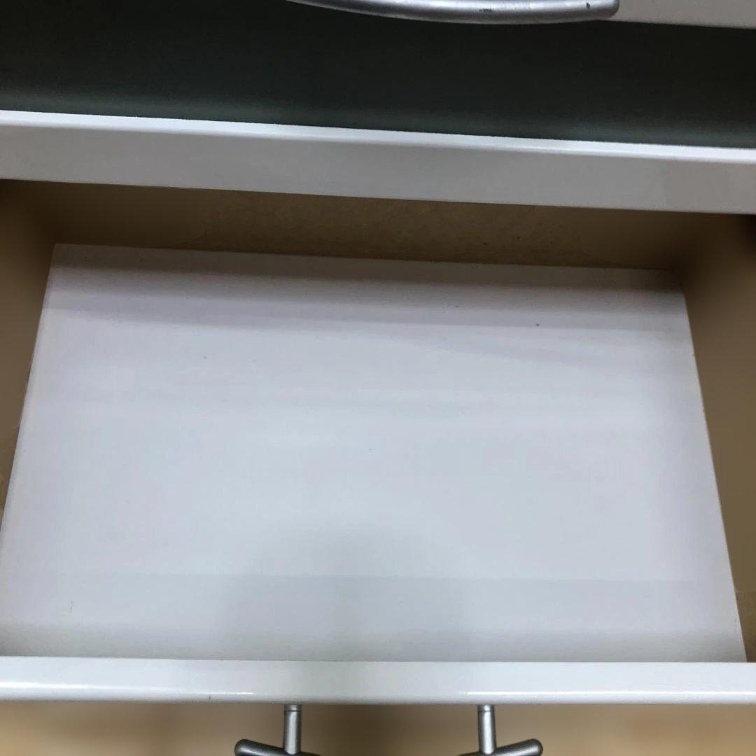 送料無料 テレビ台 ローボード 白 キャスター付き ガラス扉 250803-3