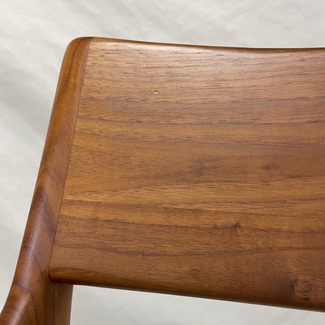 AMOCC ダイニングチェア ウォールナット 無垢 グレー 肘付き 椅子