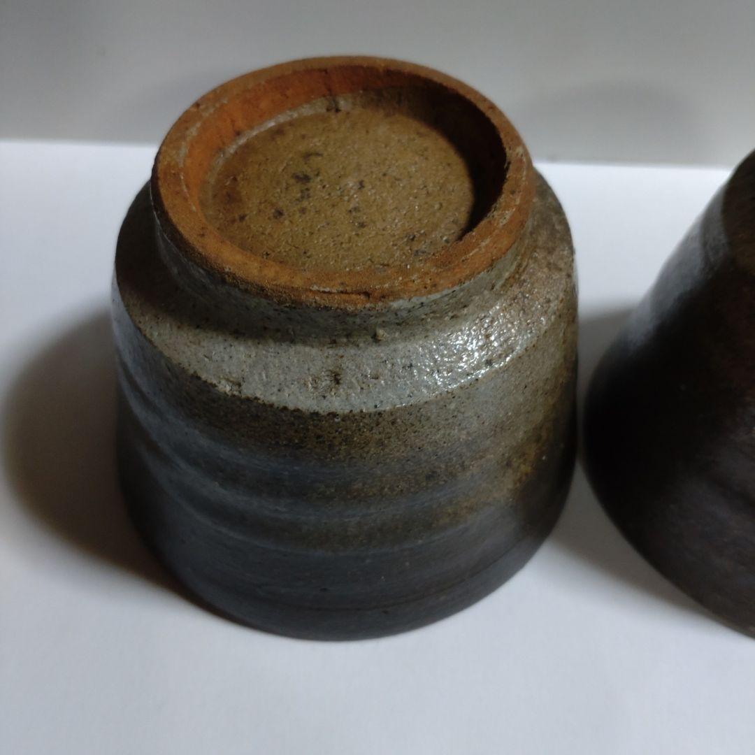 益子『岡田謙三』　蕎麦猪口　二客