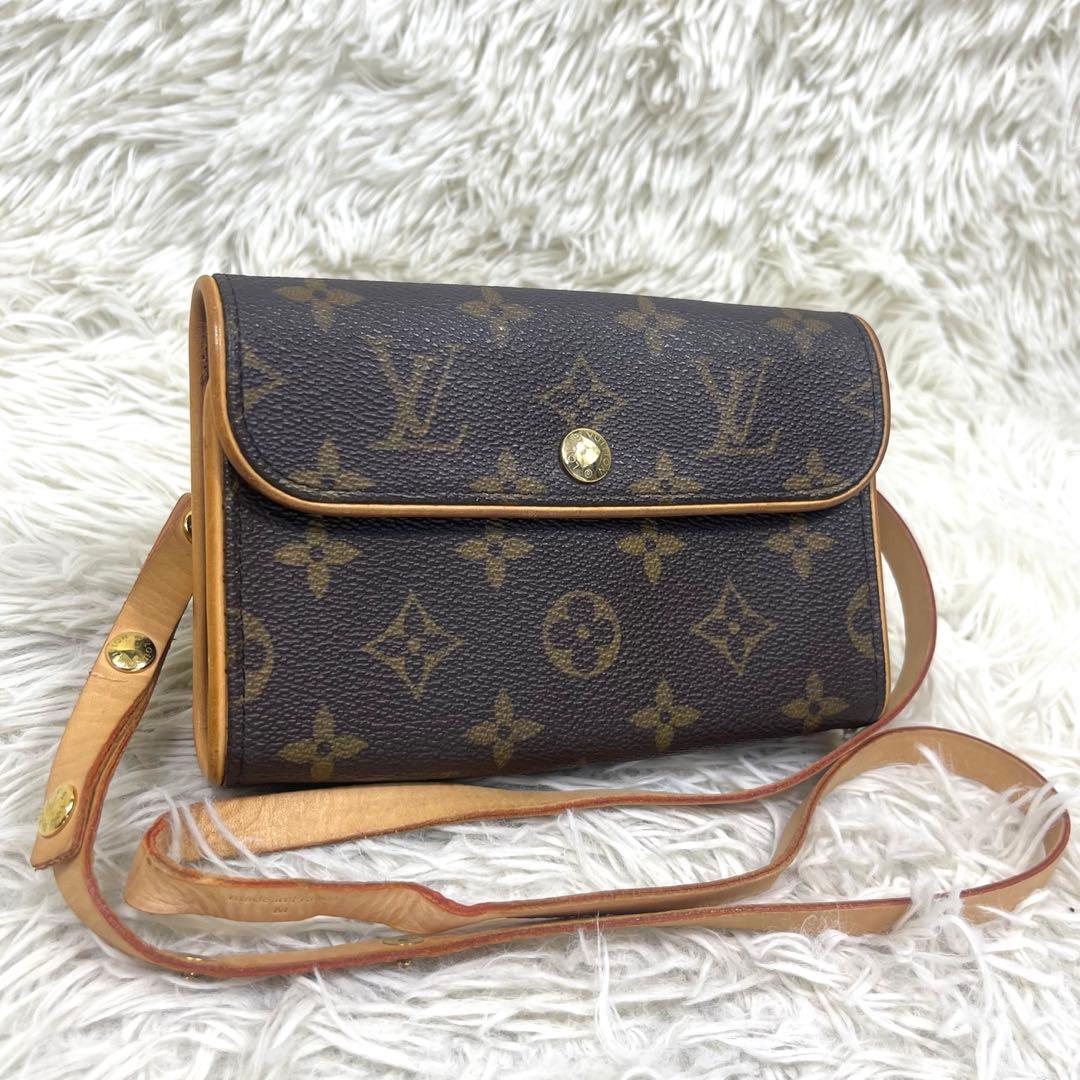 限定品‼️ルイヴィトン　ウエストポーチ　モノグラム フロランティーヌ
