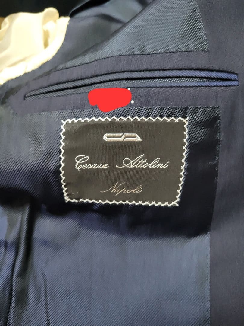 チェザーレ・アットリーニ ビスポーク ウールスーツ セットアップ 48