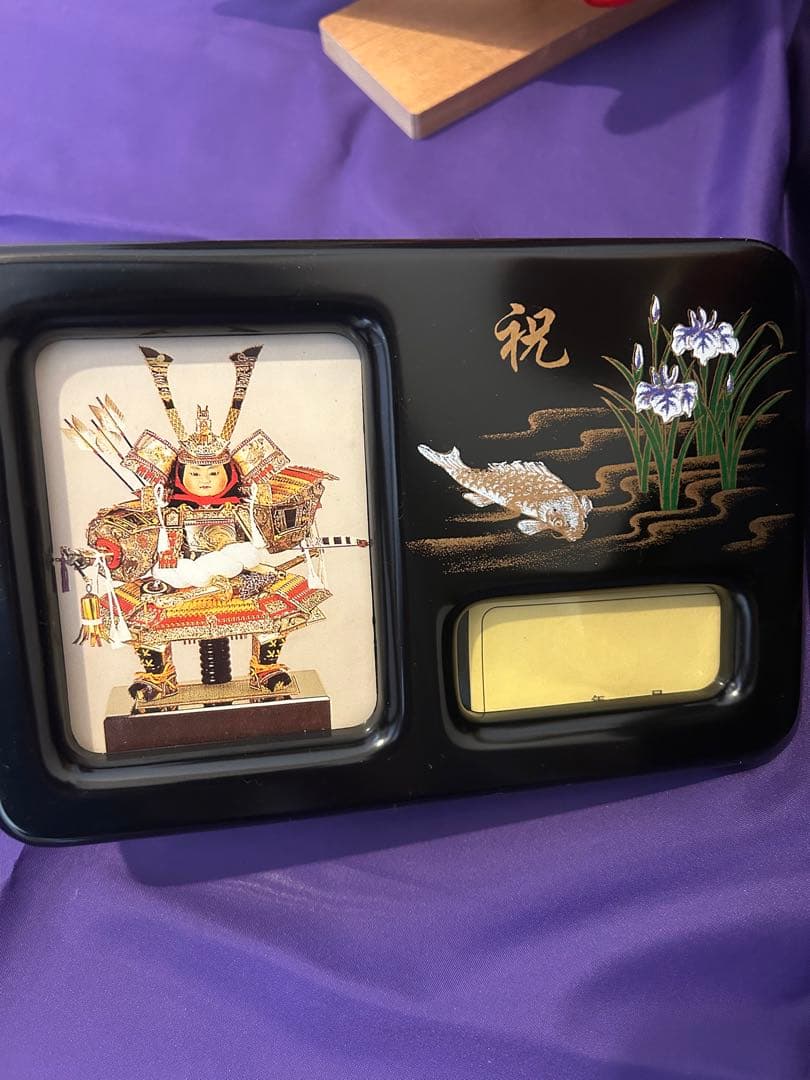 【新品同様】五月人形 着用兜 かぶと 送料無料