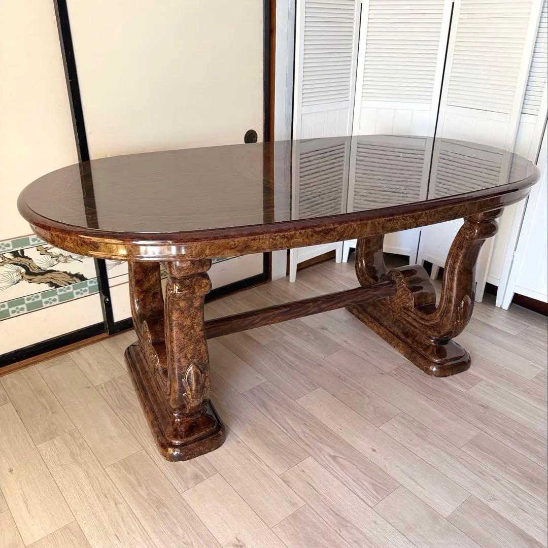 サルタレッリ フローレンス ダイニングテーブル 楕円形 4人掛 イタリア製