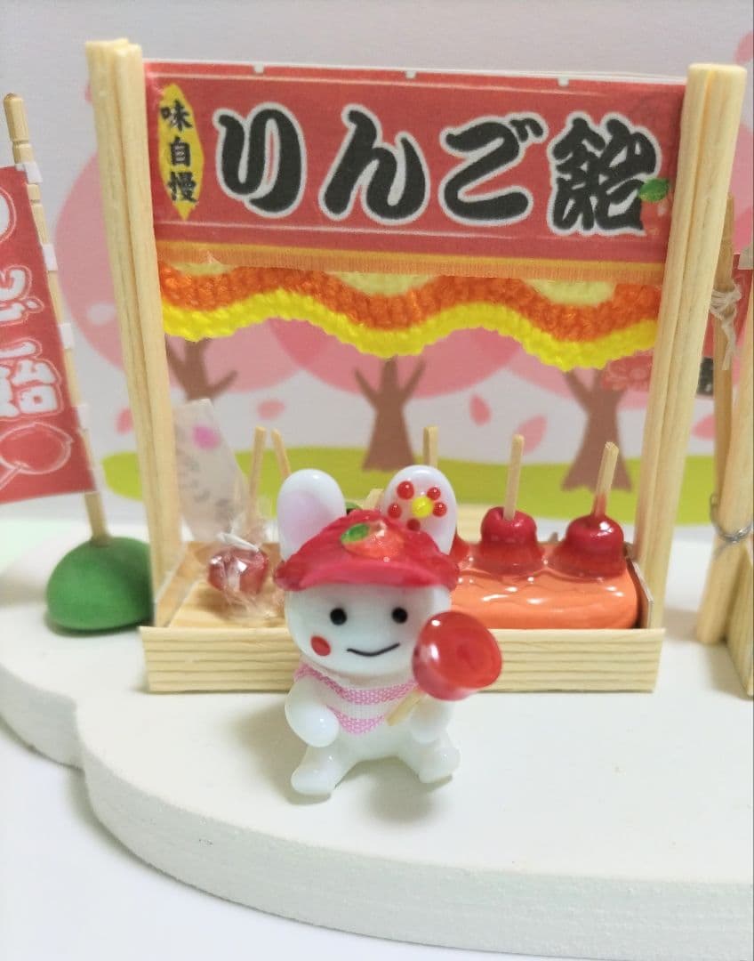 ガラス細工　こはく