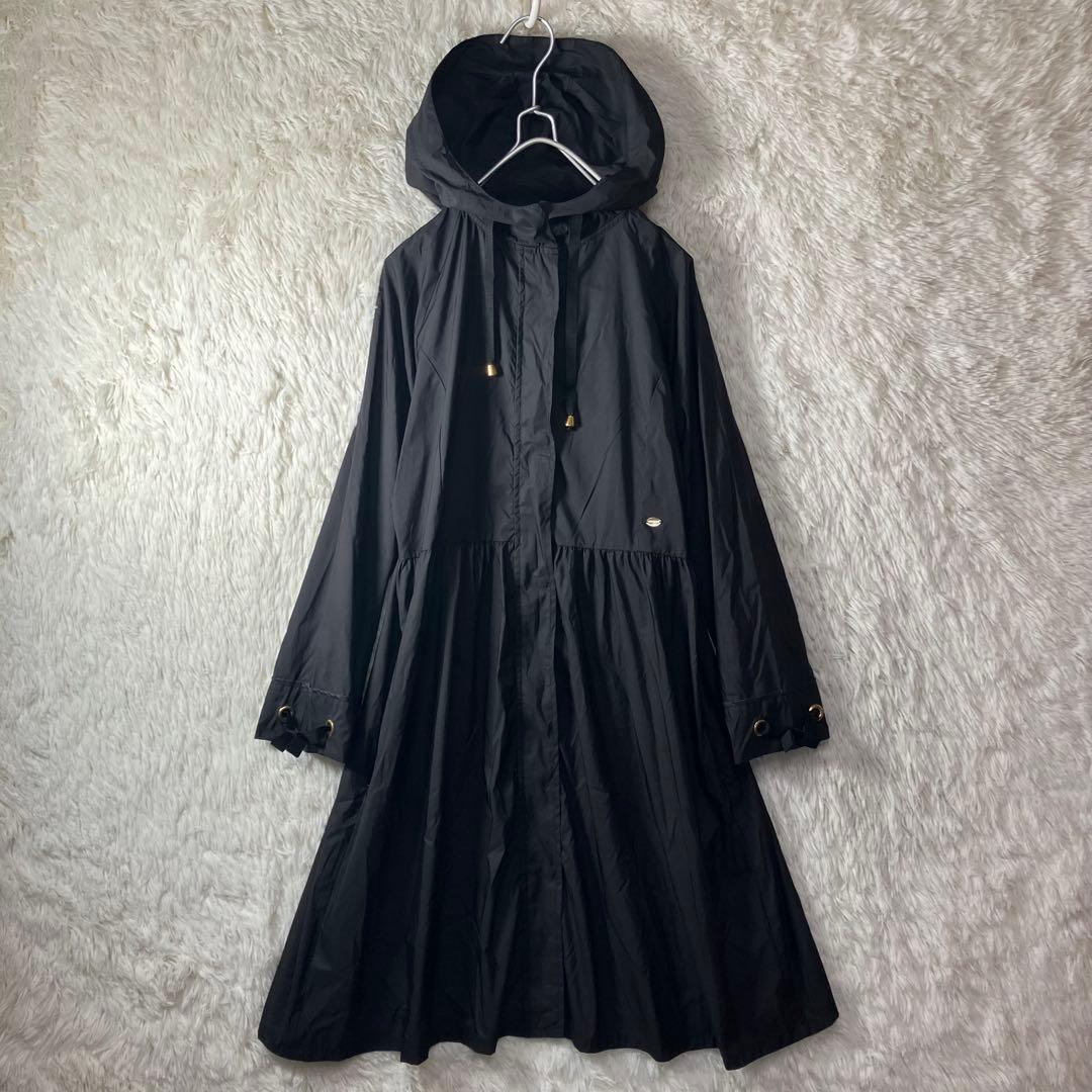 美品 TOCCA トッカ ロングコート Aライン レインコート フリーサイズ