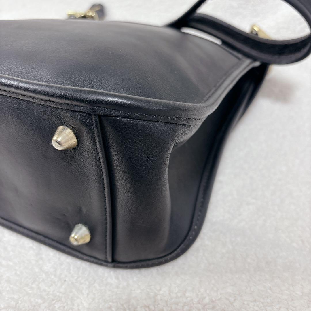 【希少　美品】OLD COACH ショルダーバッグ 9966 グラブタンレザー