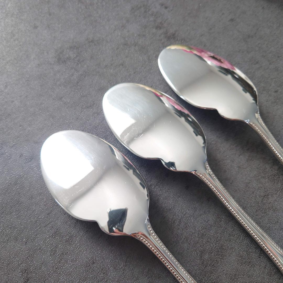 極希少 美品 クリストフル パール ソーススプーン 3点