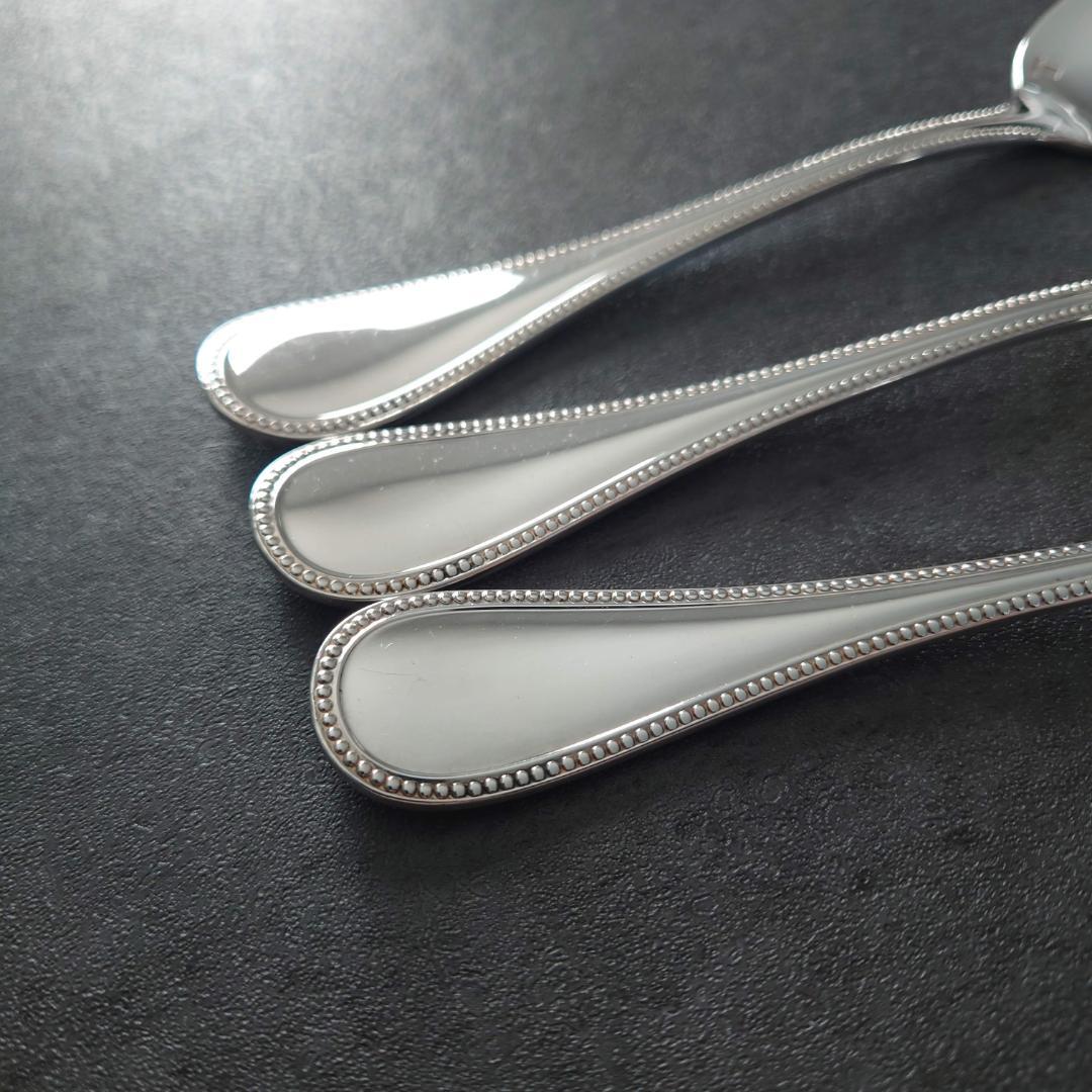 極希少 美品 クリストフル パール ソーススプーン 3点